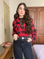 Camisa Flanelada Xadrez Grunge